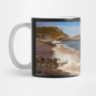 Mumbles Lighthouse, Bracelet Bay, Wales Mug